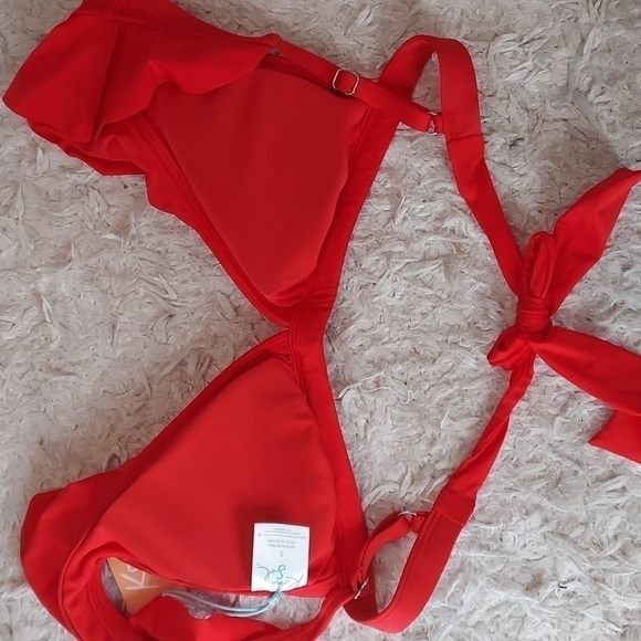 KONA Sol Bikini Top Lively Red - Picture 4 of 6